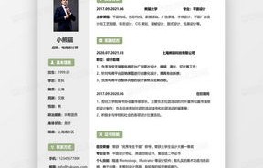 最新版电子商务专业简历