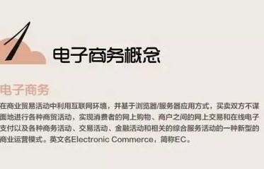 电子商务有什么专业术语