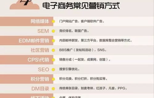 服装加电子商务专业术语