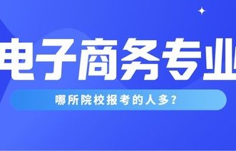 电子商务升本选什么专业