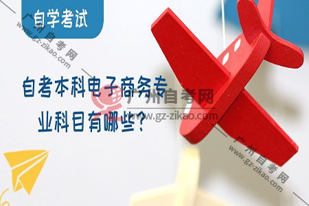 自考电子商务专业资格证